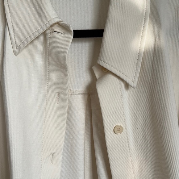 COS Cream Button-Up Shirt - Picture 4 of 8